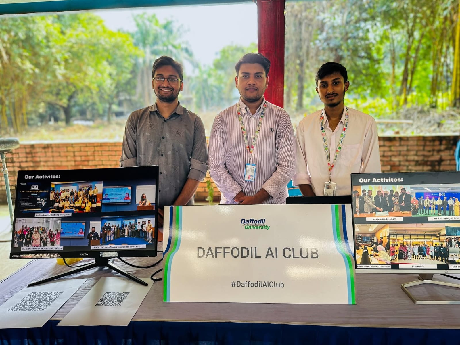 Daffodil AI Club booth